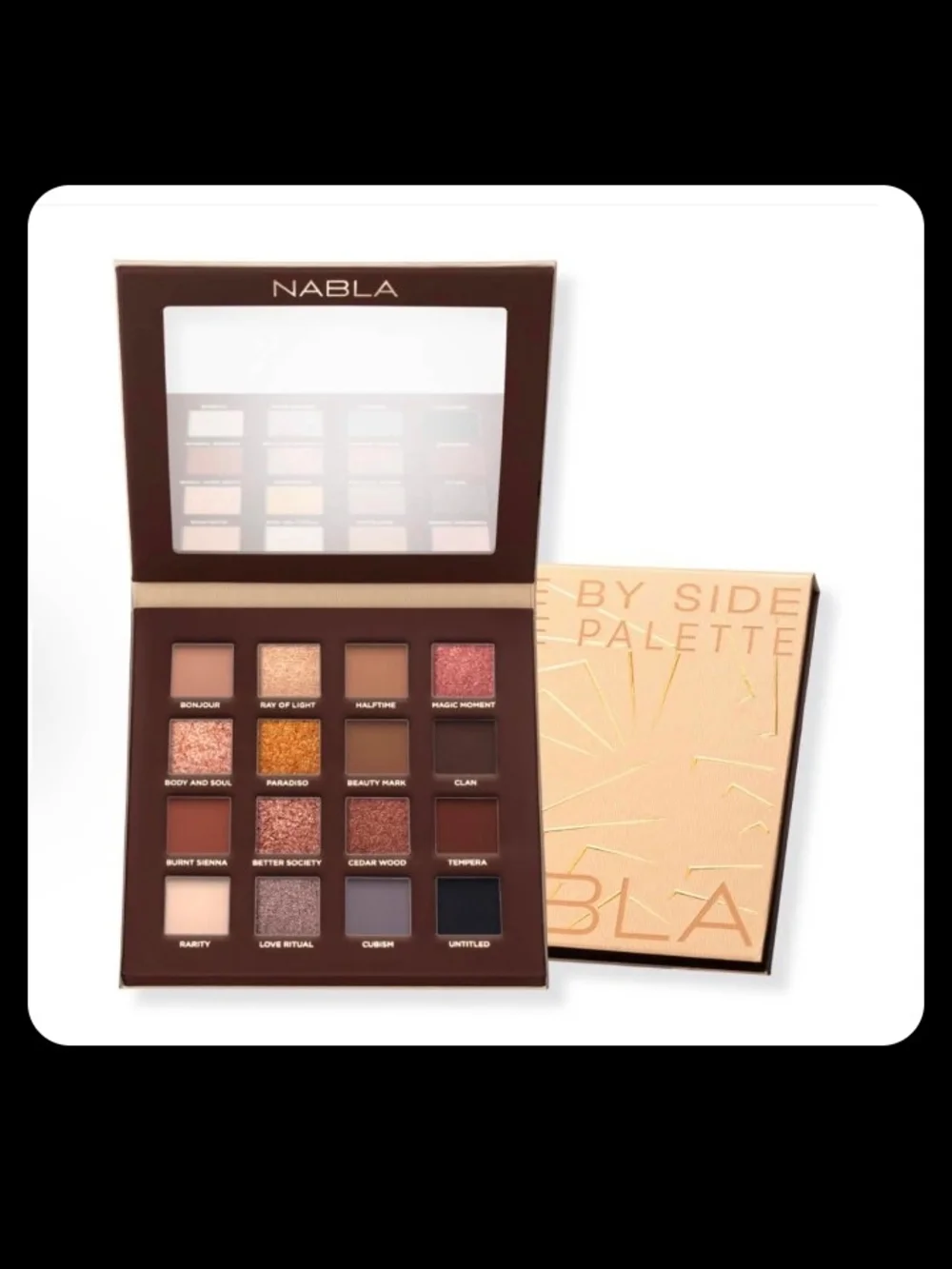 Side By Side Nude Eyeshadow By Nabla
